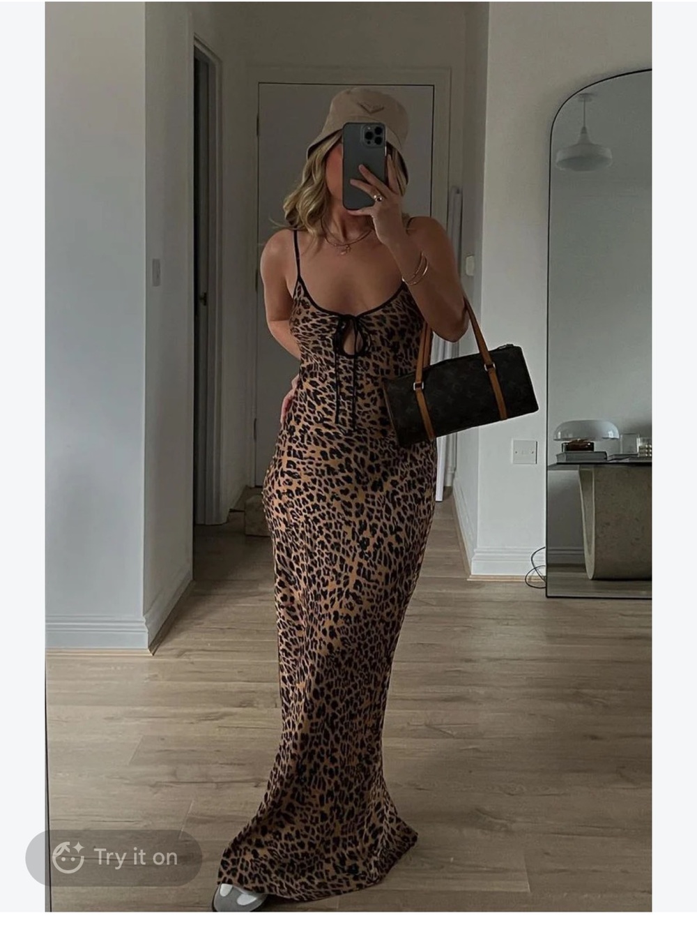 Rumored Daytona maxi dress in size S 🐆 worn once. Originally $128